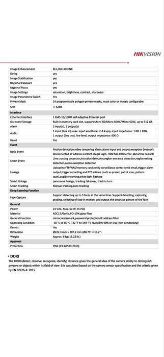 Камера Hikvision 6+4 MP 32X TandemVu ColorVu PTZ