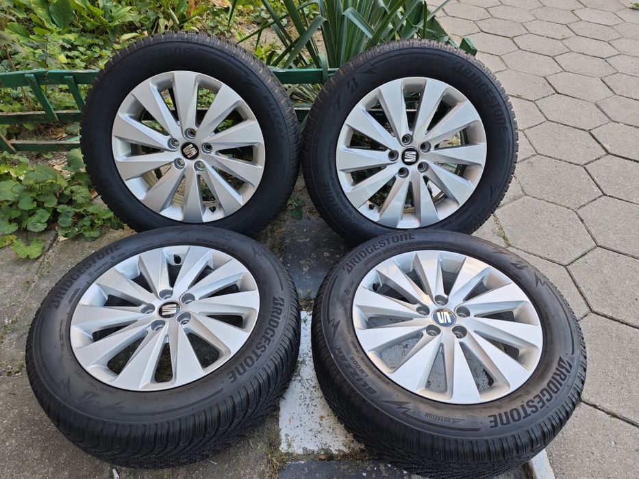 Джанти 16ки 5х100 със зимни гуми Bridgestone 205/60/16