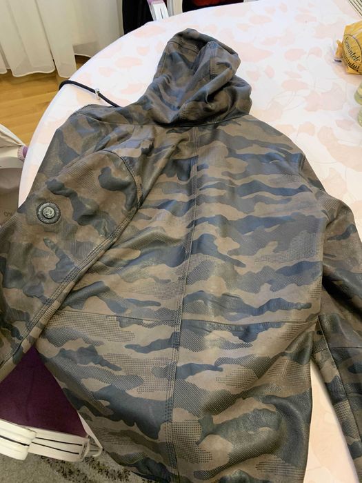 Geaca Diesel S model camo, piele oaie