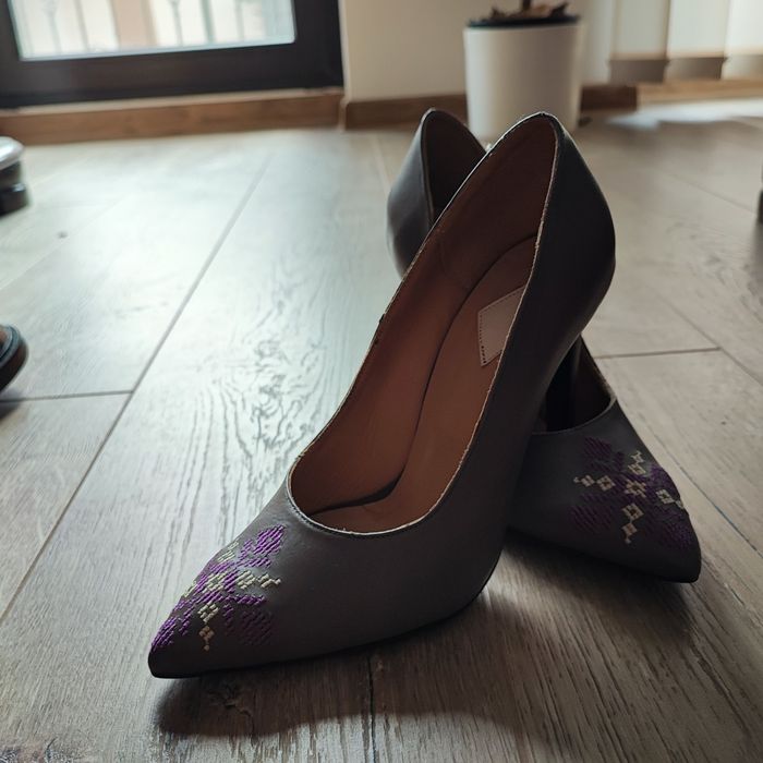 pantofi Iutta piele noi