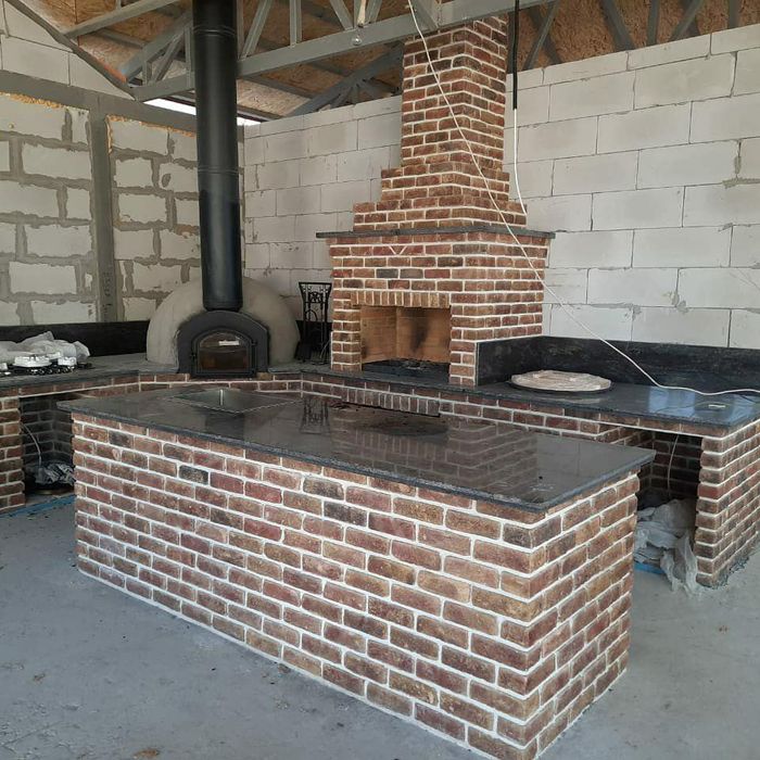 ПО ПРОЕКТУ Летняя кухня под ключ. Барбекю.