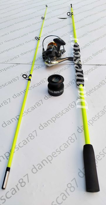 SET Lanseta WB fibra sticla plina 2,40m cu Mulineta FL EFB5000