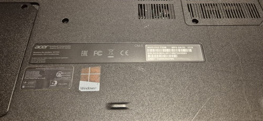 Acer Aspire A515-51G-72DB