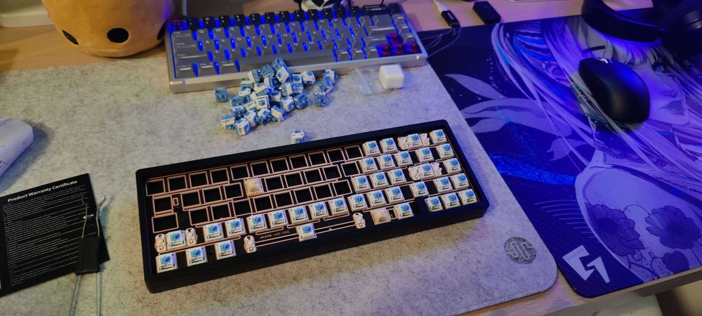 Магнитна Клавиатура NuPhy Air75 HE keyboard + extra keycaps