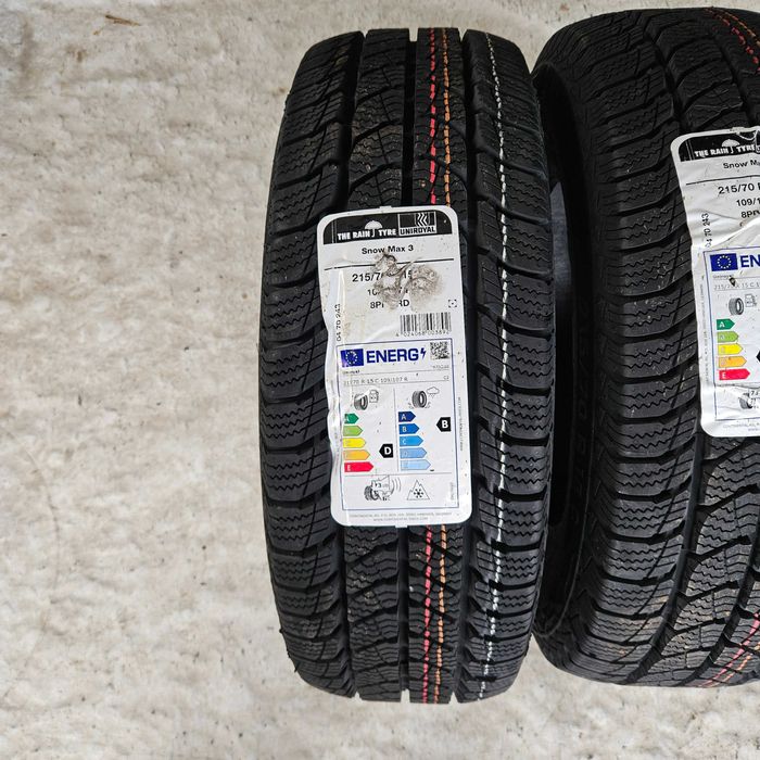 2 Нови зимни гуми 215/70R15C Uniroyal Snow Max 3 109/107R DOT3925