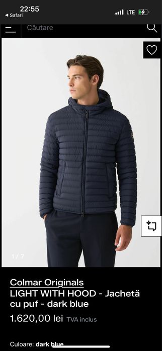 Geaca Colmar Originals Dark ( geci cu puf natural , firma )