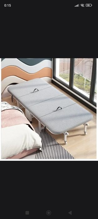 Новинка! Раскладушка на колёсиках