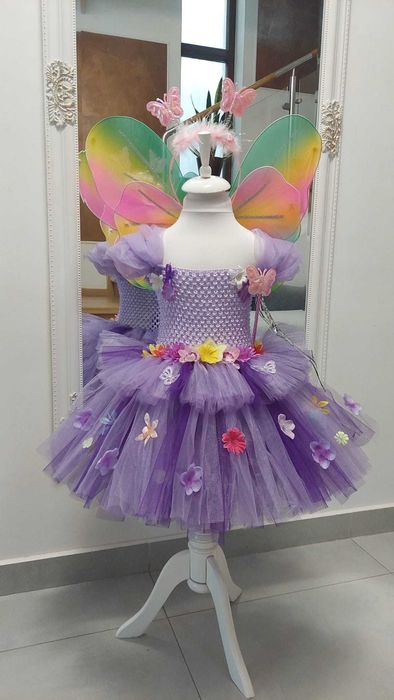 Rochita TUTU Zana Fluturas Serbare Carnaval petrecere copii