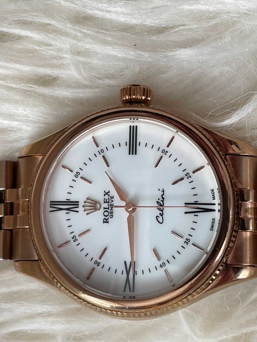 Cellini Automatic, White Dial 40mm Rose Gold