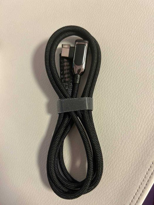 Cablu VisionSync USB-C → USB-C 240W, unghi drept | 1,2m | Nou