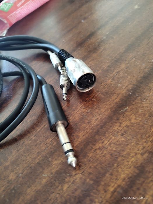 profesional low noise cable кабел за микрофон