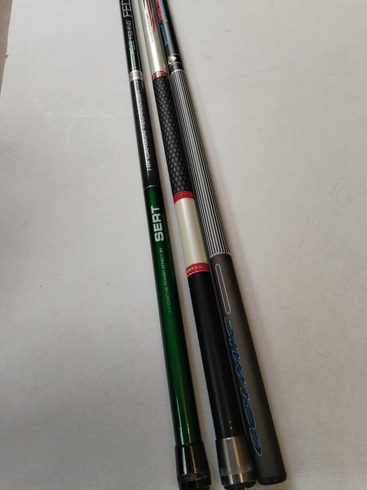 Нови въдици, Мач, Фидер, Спининг