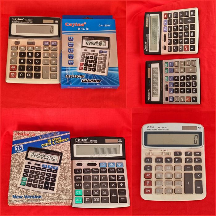 Калькулятор в ассортименте.