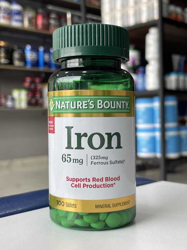 Natures bounty iron