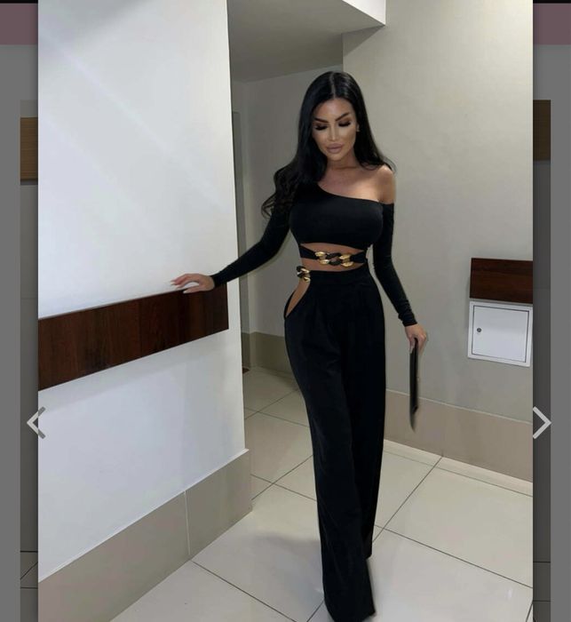 Compleu elegant negru odesza set black