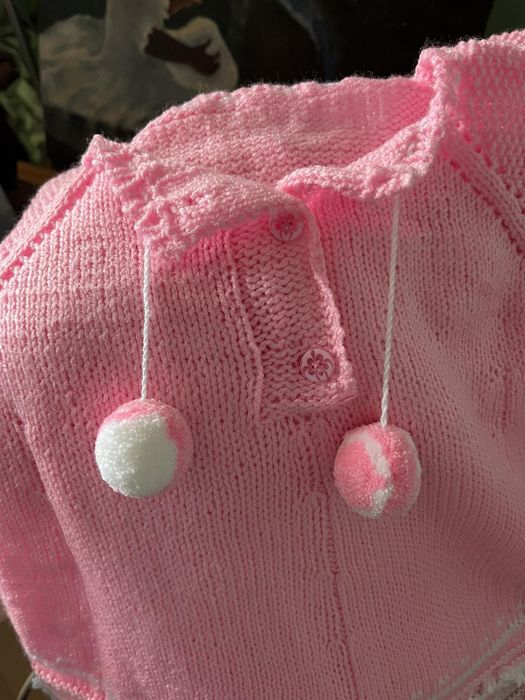 Детска плетена рокля