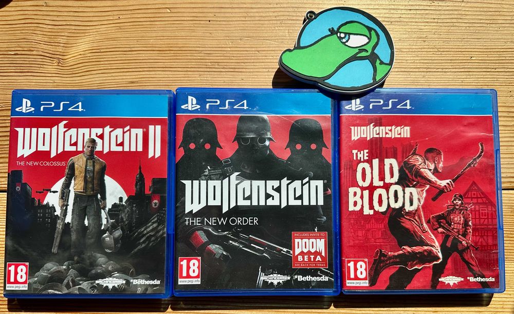 Wolfenstein II 2 The New Colossus + Wolfenstein: The New Order + Wolfenstein: The Old Blood PlayStation 4 PlayStation 5 PS4 PS5