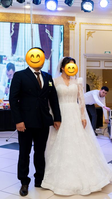 Шикарное свадебное платье