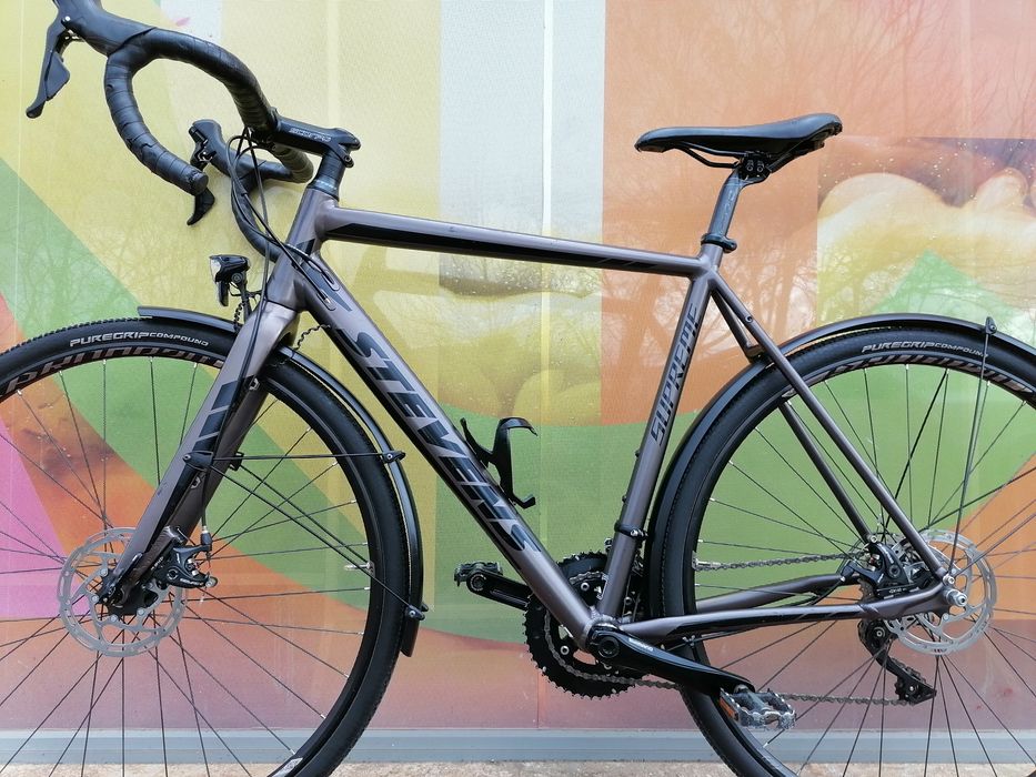 Гравел Stivens Supreme*2x11 Shimano 105*L размер*Дискови Спирачки