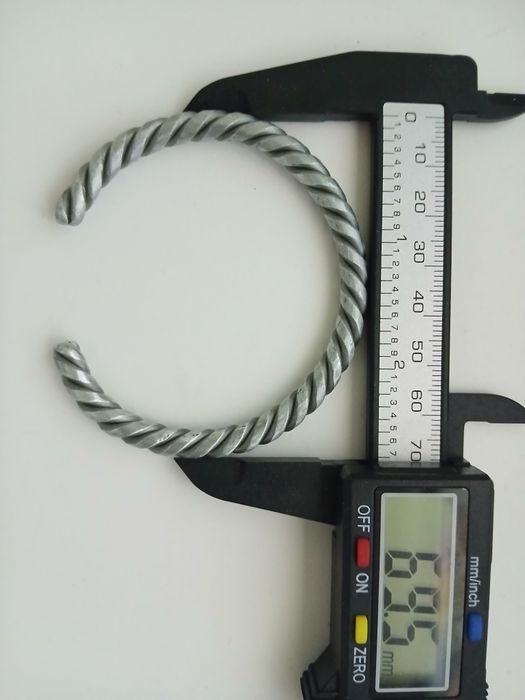 Bratara din zic pur 99,99%, lucrata manual