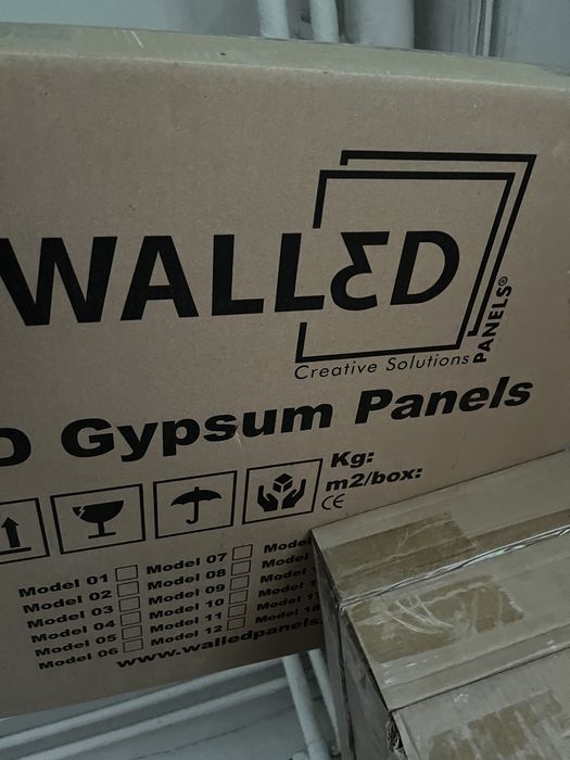 Panou decorativ 3D perete WAVES