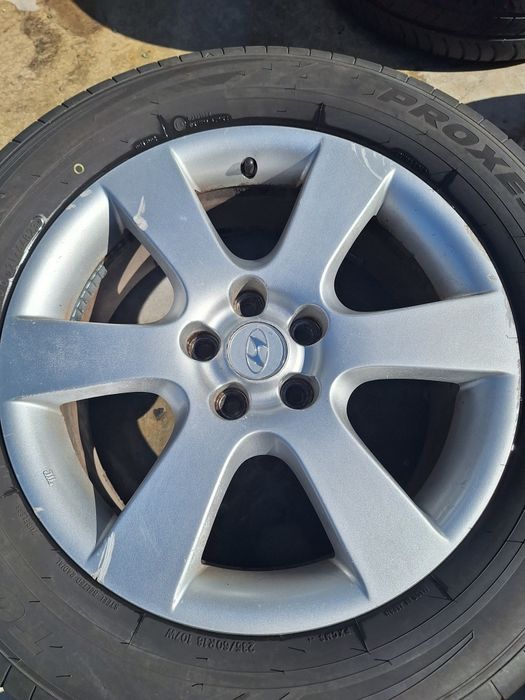 4бр. Джанти с летни гуми 18 цола 5х114.3 Hyundai Santa Fe / Хюндай Санта Фе 2009г.