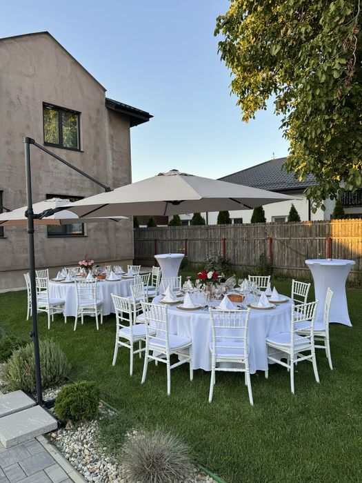 Inchiriere • Mese • Corturi • Umbrele • Scaune•