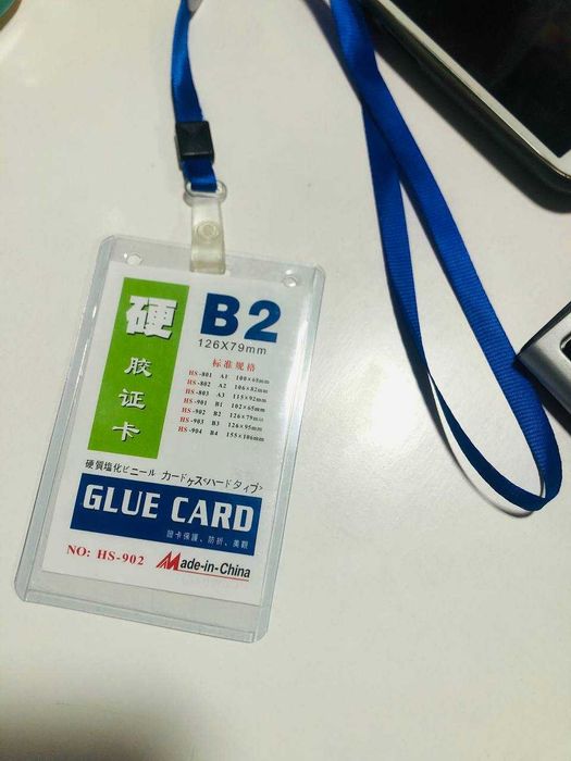 Бейджик вертикальный с лентой B2(Optom)Доставка бесплатно!