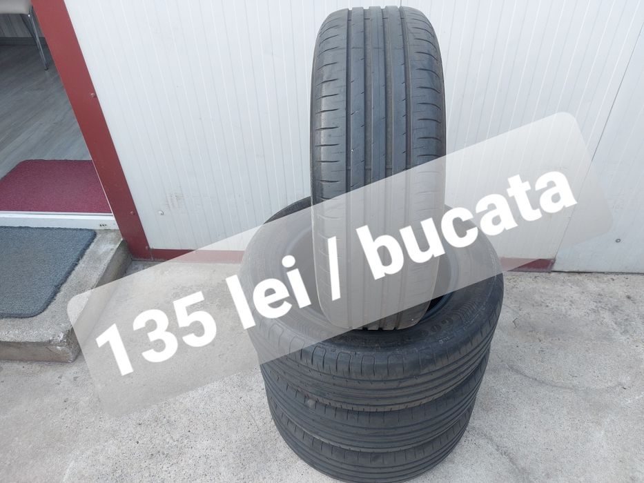 135 lei bucata! Set anvelope de vara 205 60 r16 Goodyear dot 2022