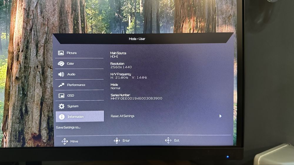 Монитор Acer, 27, 144 Hz, 2560x1440