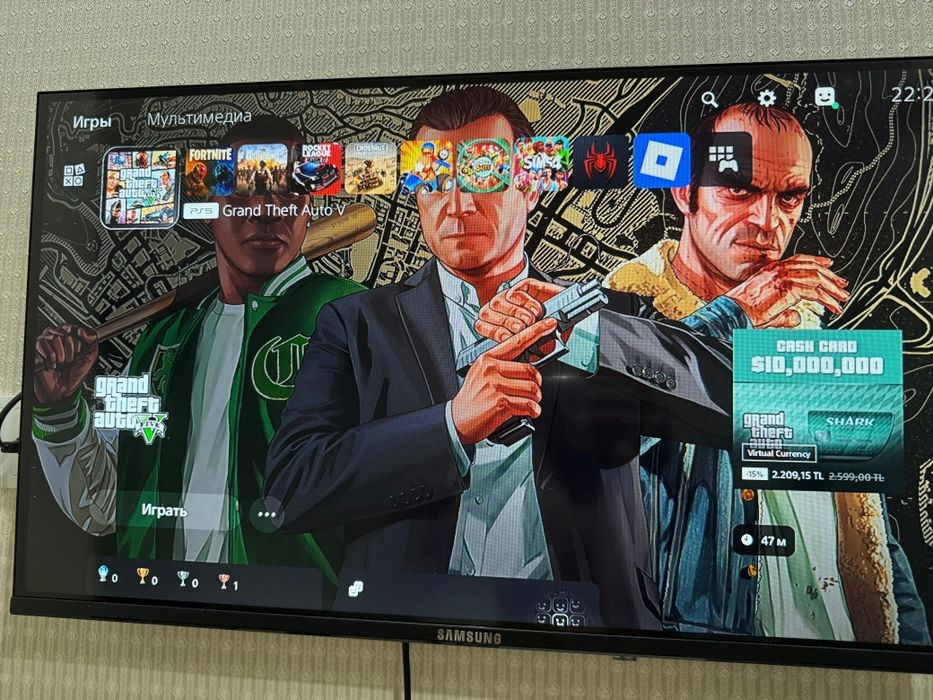 PS5 SLIM 2TB, состояние хорошее