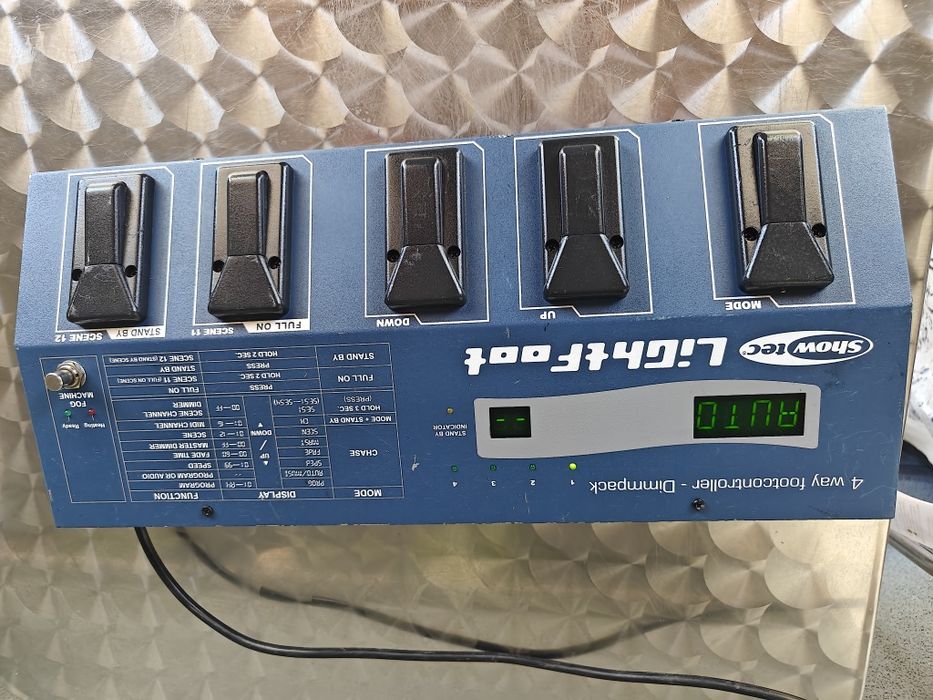 Pedală chitară Showtec cu 4 direcții Dimmpack Lightfoot