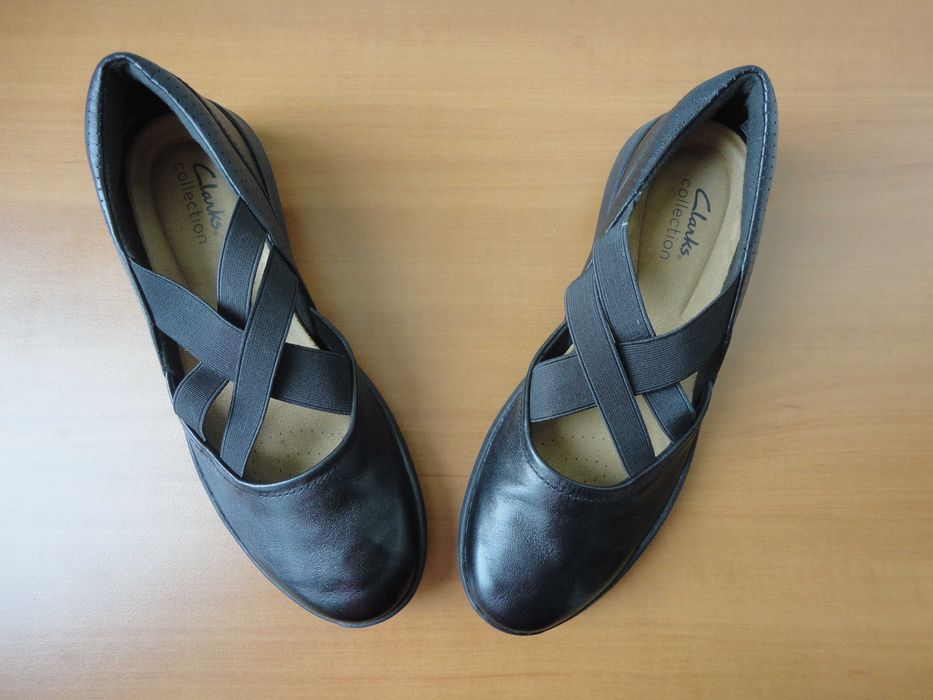 N37,5 Clarks/естествена кожа/дамски обувки