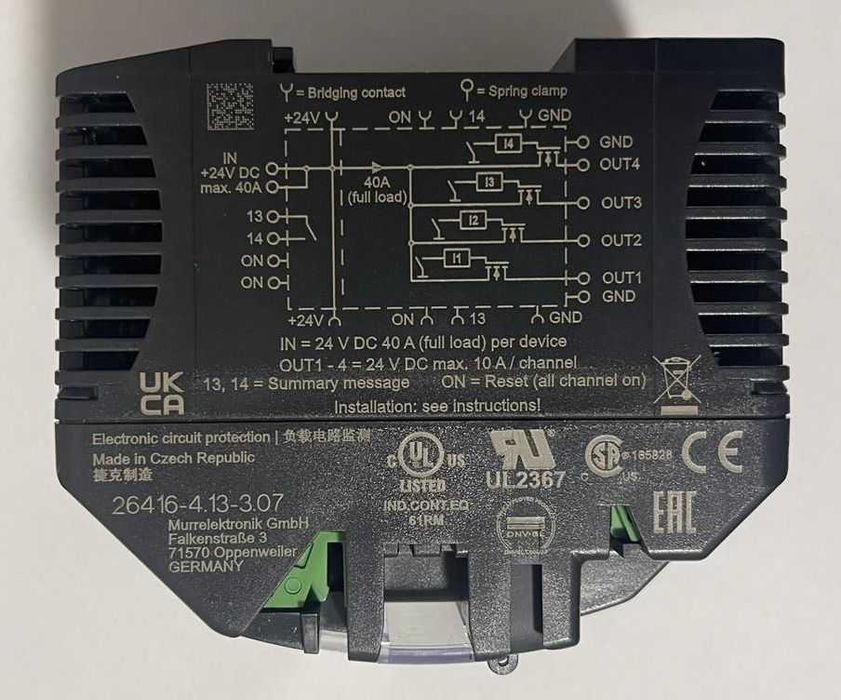 Modul electronic de alimentare 24V cc MURR Electronik MICO