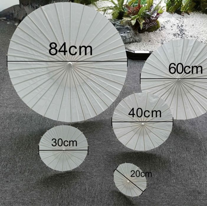 Зонтики бумажные большие