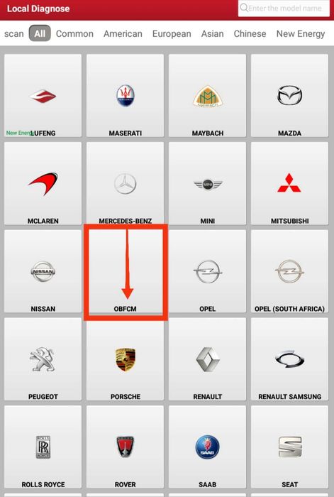 Launch Easydiag X431 Interfata auto service pt turisme+camioane, OBFCM