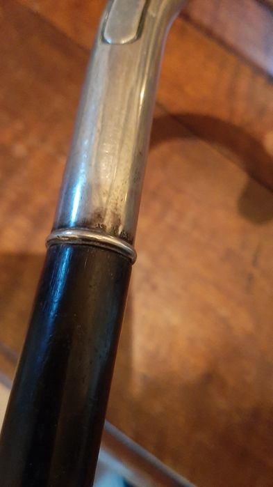 Baston vechi miner argint.