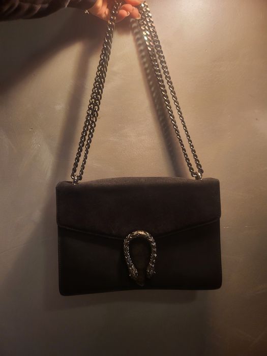 Geanta neagra superba din piele