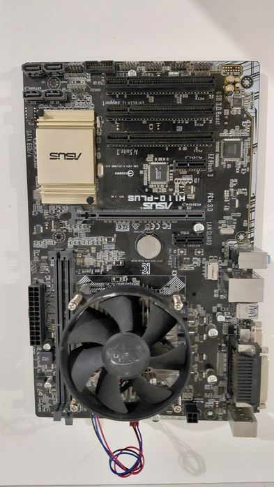 Комплект ASUS H110-PLUS + Intel Core i3-7100 + Кулер Deepcool