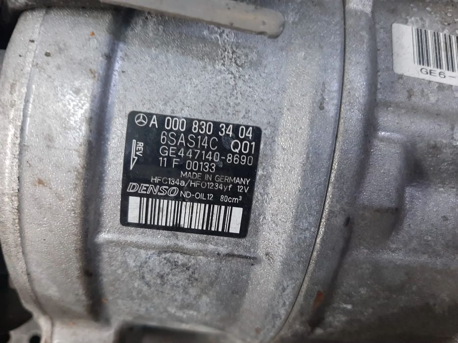 compresor clima ac 2.0b 260920 mercedes a-class a35 amg w177  euro 6 a0008303404 ge447140-8690