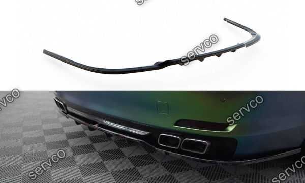 Prelungire splitter lip bara spate Bmw Seria 7 F01 2008-2013 v2 Maxton
