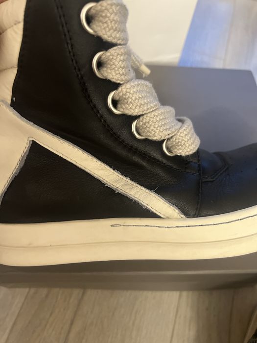 Rick Owens geobasket jumbo laces