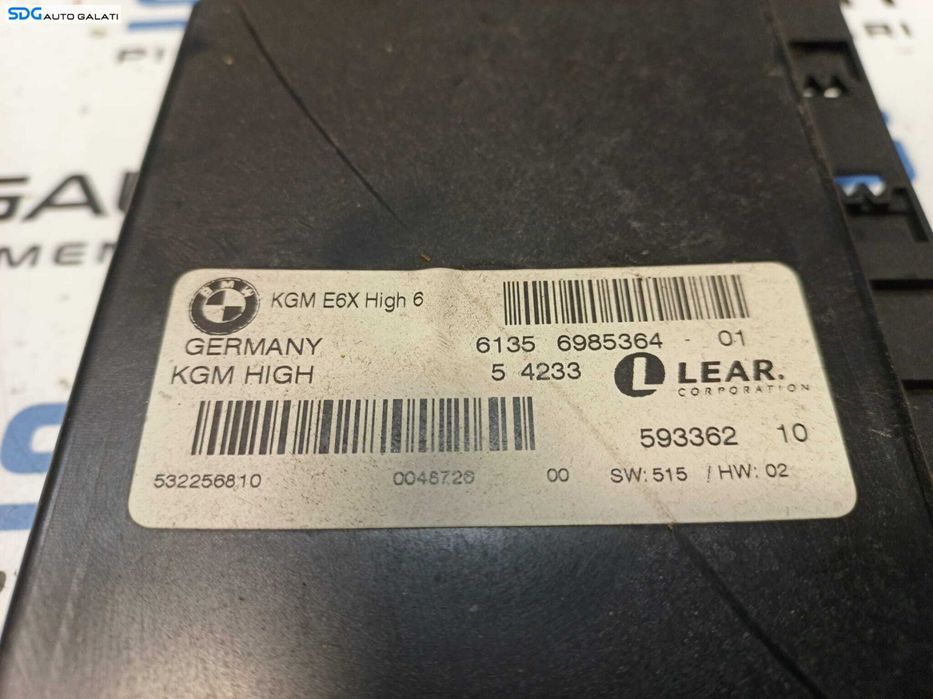 Unitate Modul Calculator Control Lumini BMW Seria 5 E60 E61 2003 - 2010 Cod 6135 6985364 01 [L1045]