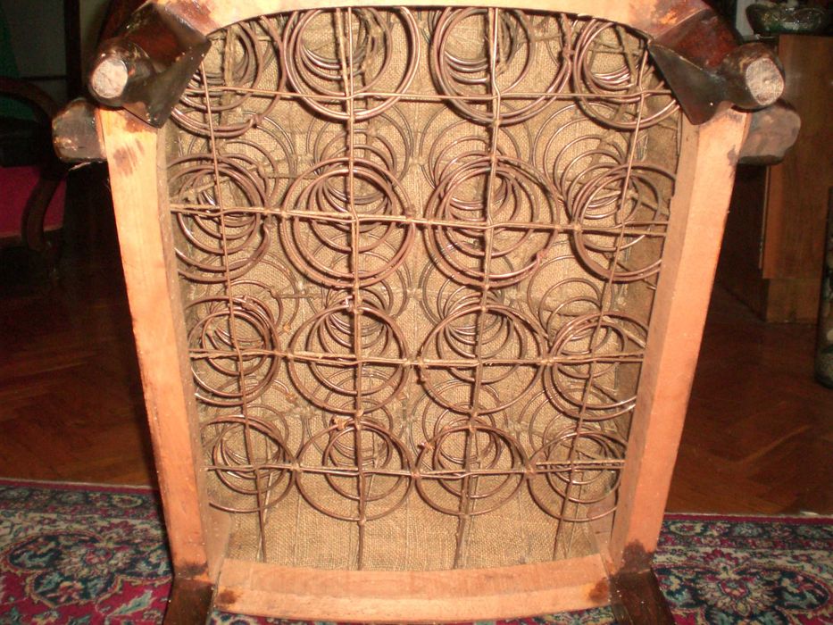 2 броя - запазени ретро фотьойли в червено