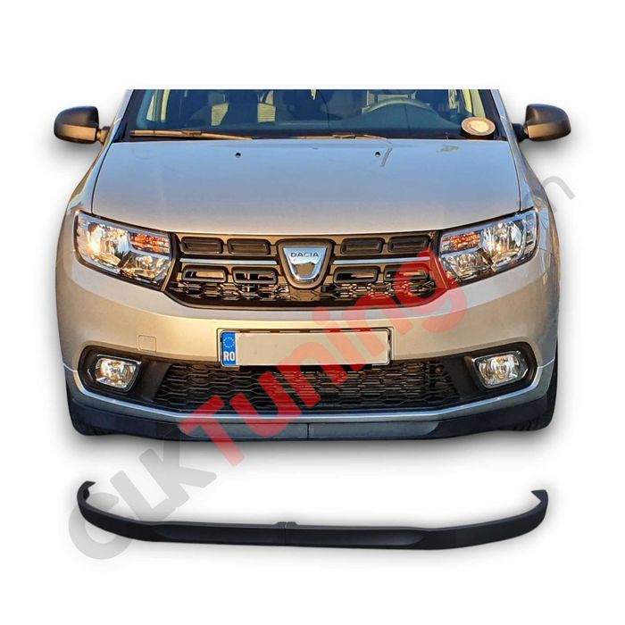 Lip prelungire ornament pentru bara fata adaptabil pe Dacia Logan 2