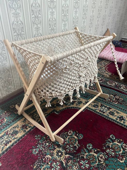 Детская люлька,ручная работа,Макраме