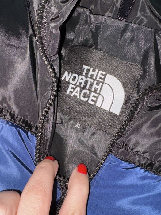 Geacă XL The North Face albastru bleumarin negru neagra noua new never