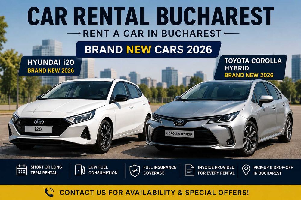 Rent a Car București | Închirieri Auto | Mașini Noi 2026