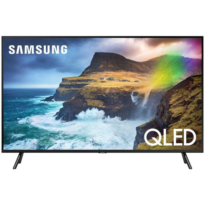 Televizor QLED Smart Samsung 75" (189 cm) Impecabil, 75Q70RA, Quantum Dot 4k UHD, Quantum HDR 1000, cu Stand