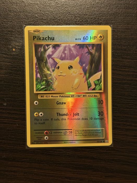 2016 Pokemon Xy Evolutions 35 Pikachu-Reverse Foil